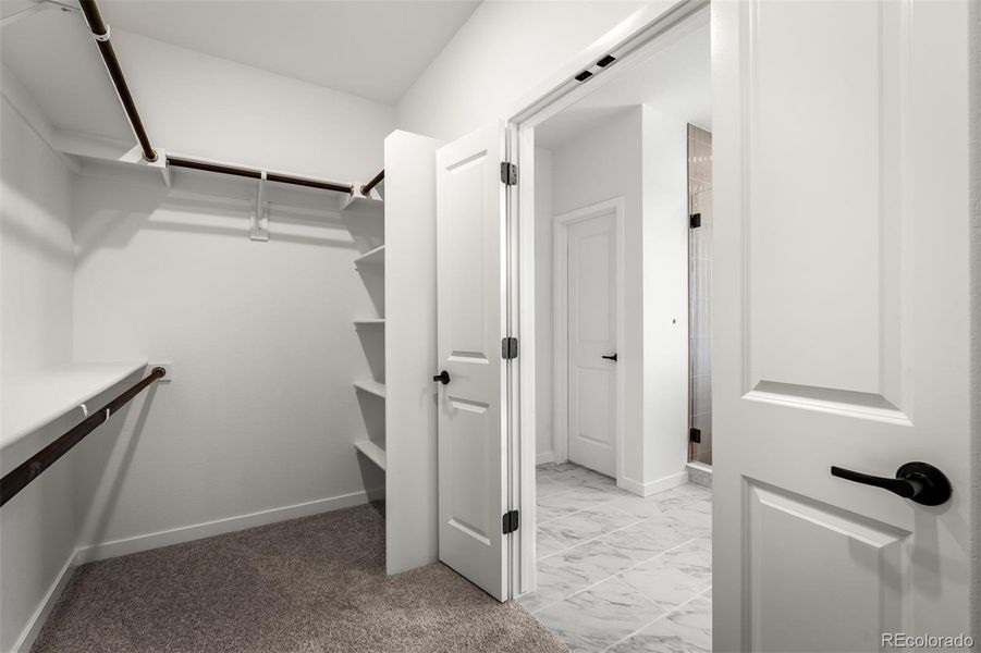 Furnished interior view inside a new home in Revel Crossing at Wolf Ranch – The Outlook Collection, Colorado Springs (Image 17).