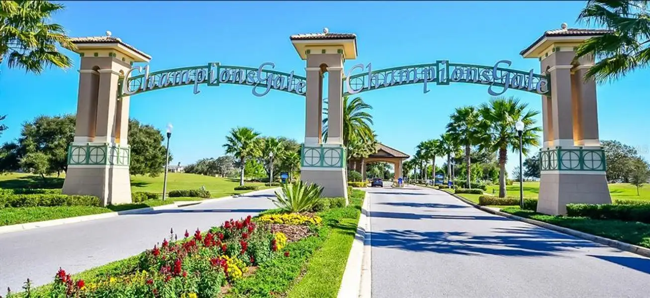 Front exterior of a new home in , Davenport, FL, highlighting curb appeal (Image 27).