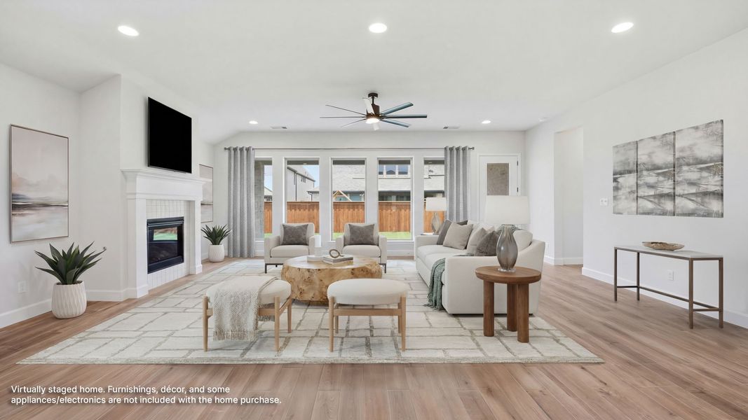 Furnished interior view inside a new home in Terraces, Rockwall (Image 7).