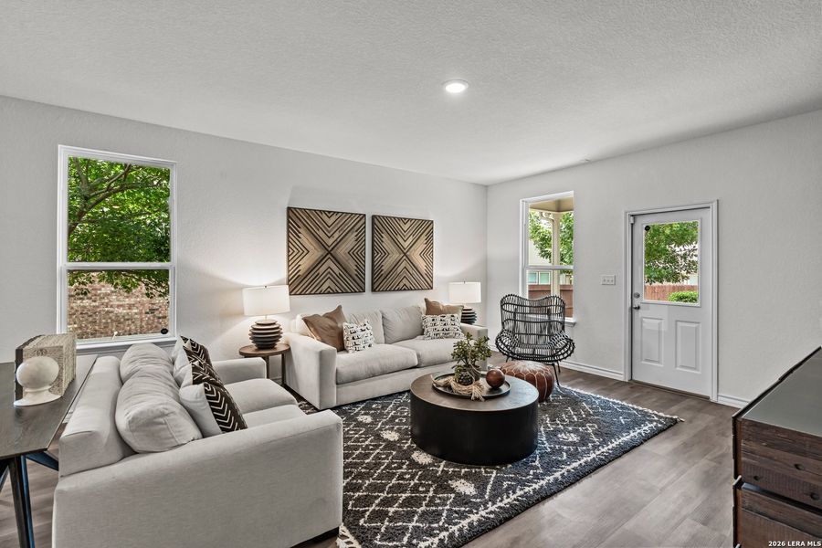 Furnished interior view inside a new home in Davis Ranch, San Antonio (Image 23).
