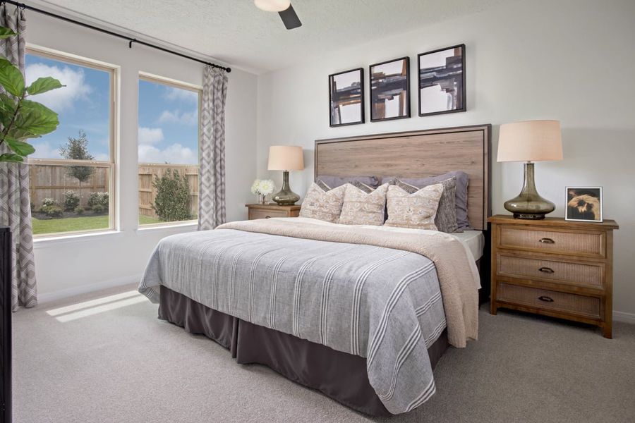 Representative furnished interior of a home built from the 1271 Modeled by KB Home in Sunset Grove South, Hitchcock (Image 7).