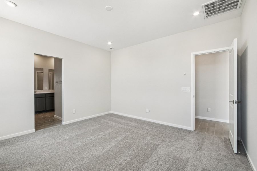 A room with white walls.