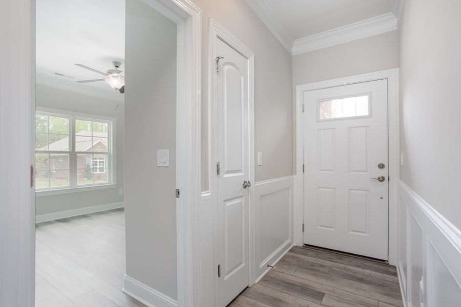 Representative unfurnished interior of a home built from the Kingston by Keystone Homes NC in Weybridge, Burlington (Image 19).