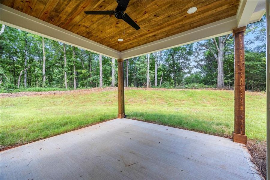 Exterior details and patio area of a home in , Nicholson (Image 38).