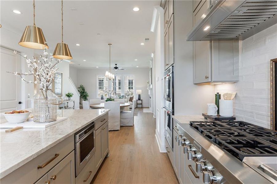 Furnished interior view inside a new home in , Alpharetta (Image 13).