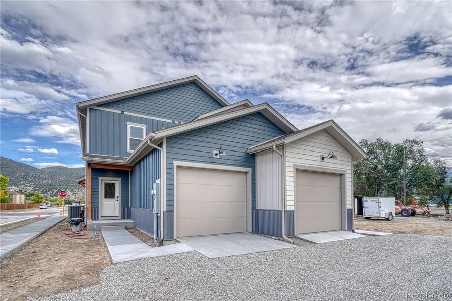 One car attached garage makes it super easy for cold and rainy days.