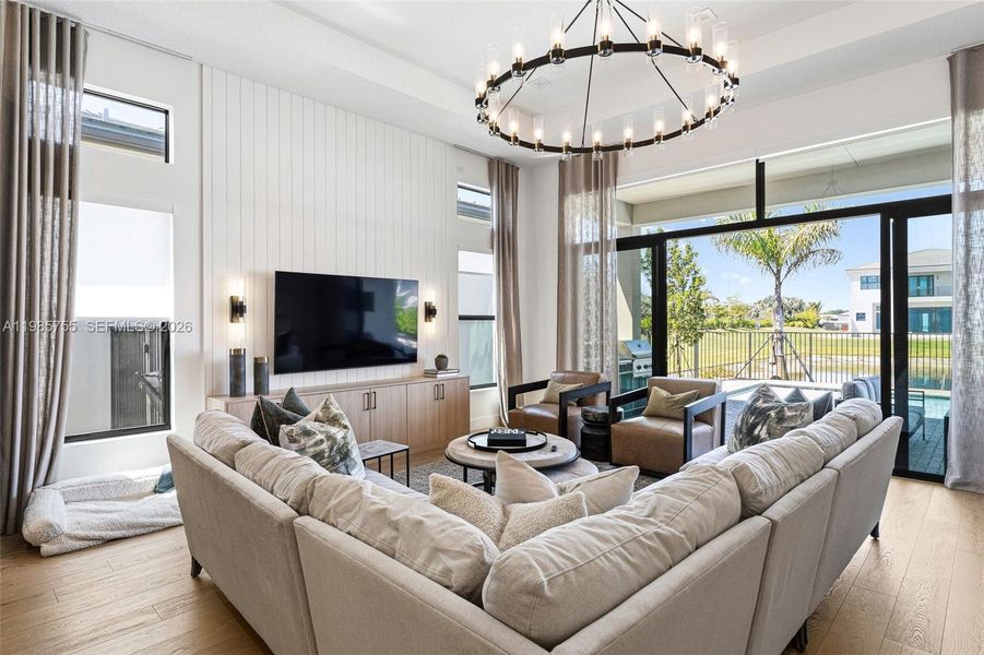 Furnished interior view inside a new home in , Boca Raton (Image 10).