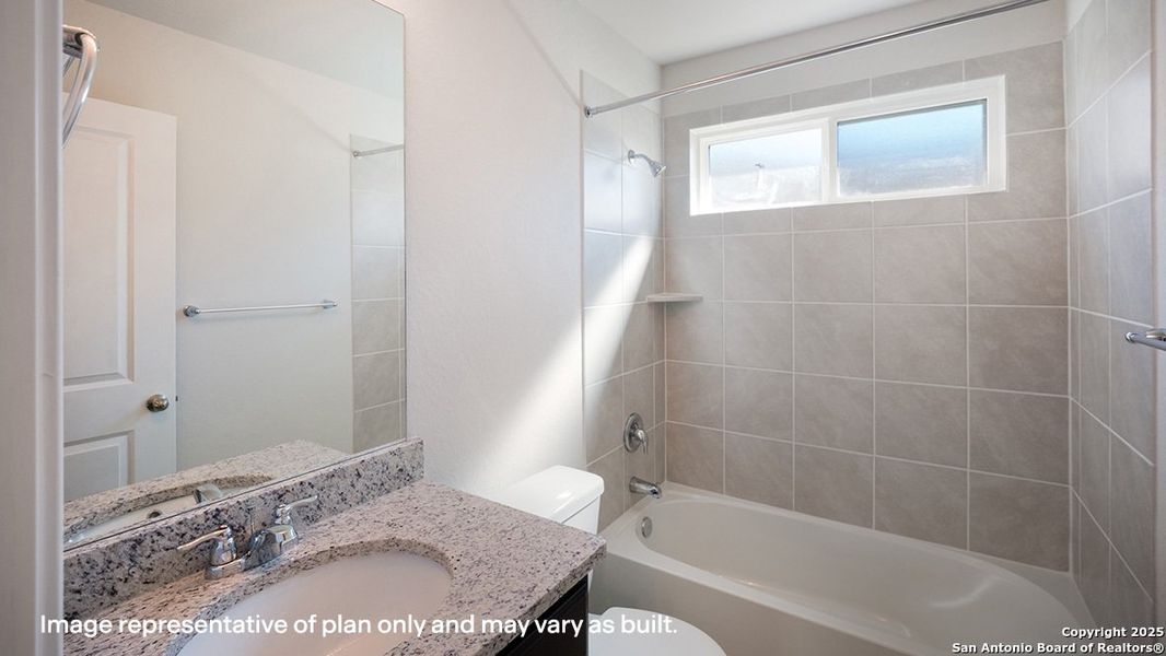 Furnished interior view inside a new home in Brookstone Creek, San Antonio (Image 9).