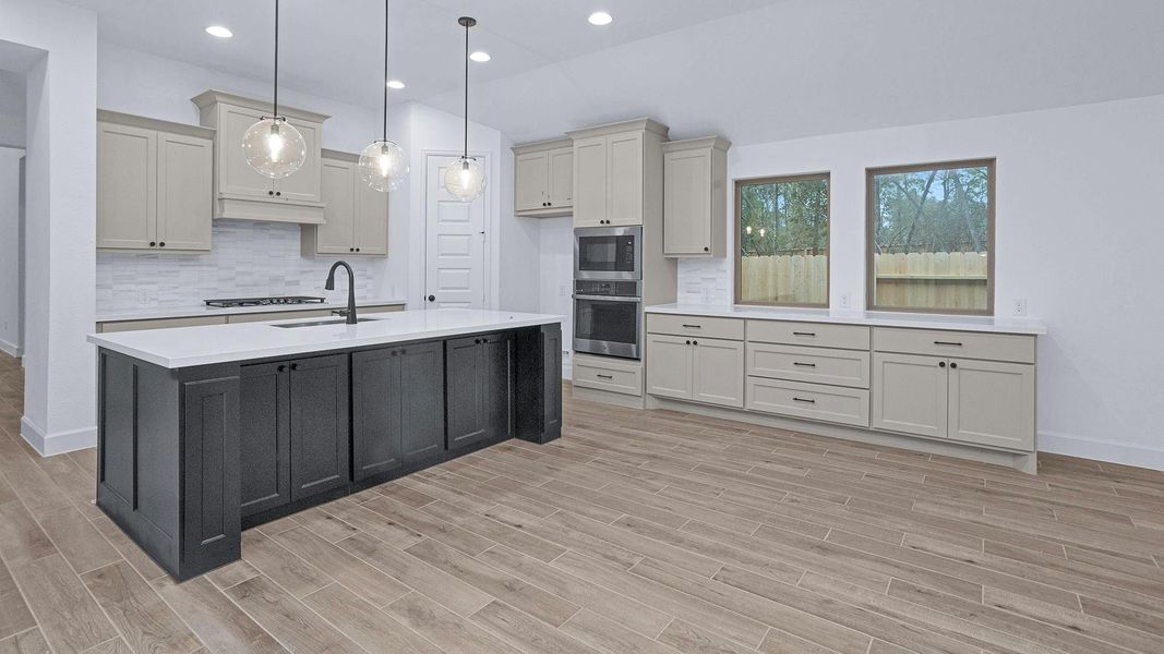 Furnished interior view inside a new home in Woodhavyn 50', Magnolia (Image 5).