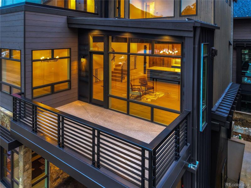 Exterior details and patio area of a home in , Frisco (Image 24).