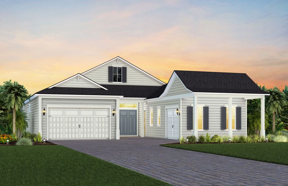 Coastal Cottage Elevation | CA301 Coastal Cottage Elevation | CA301