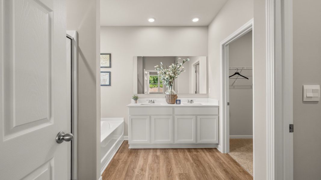 Representative furnished interior of a home built from the Elle by D.R. Horton in Twin Lakes, Hoschton (Image 25).