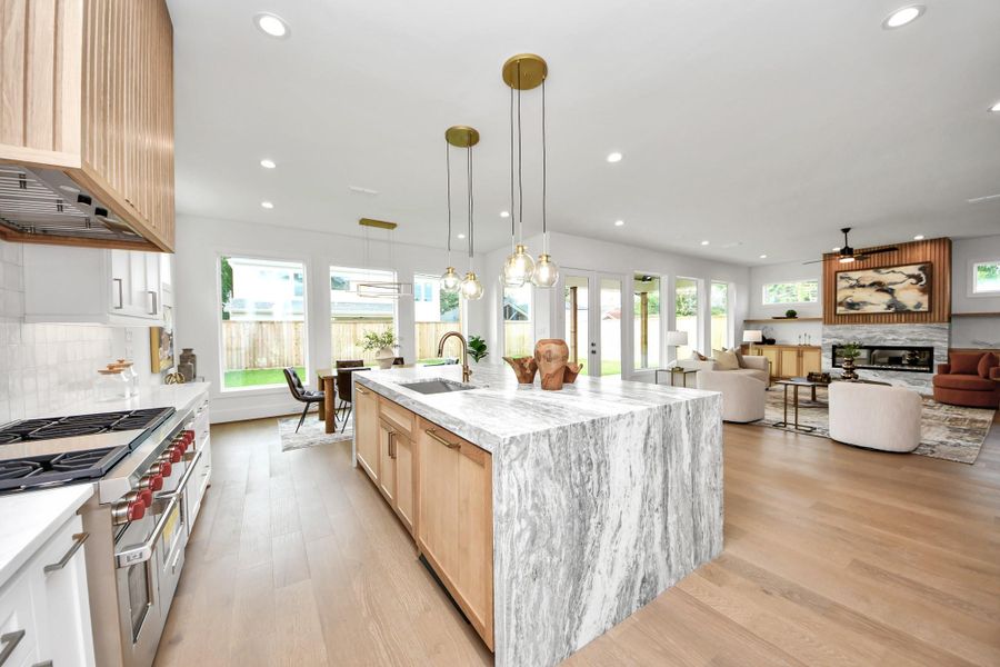 Furnished interior view inside a new home in , Houston (Image 27).
