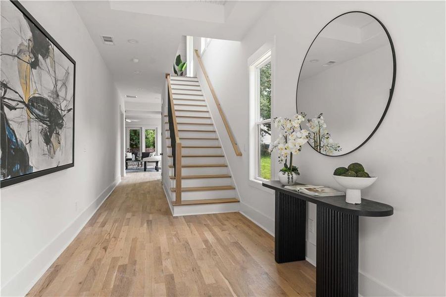 Furnished interior view inside a new home in , Atlanta (Image 12).
