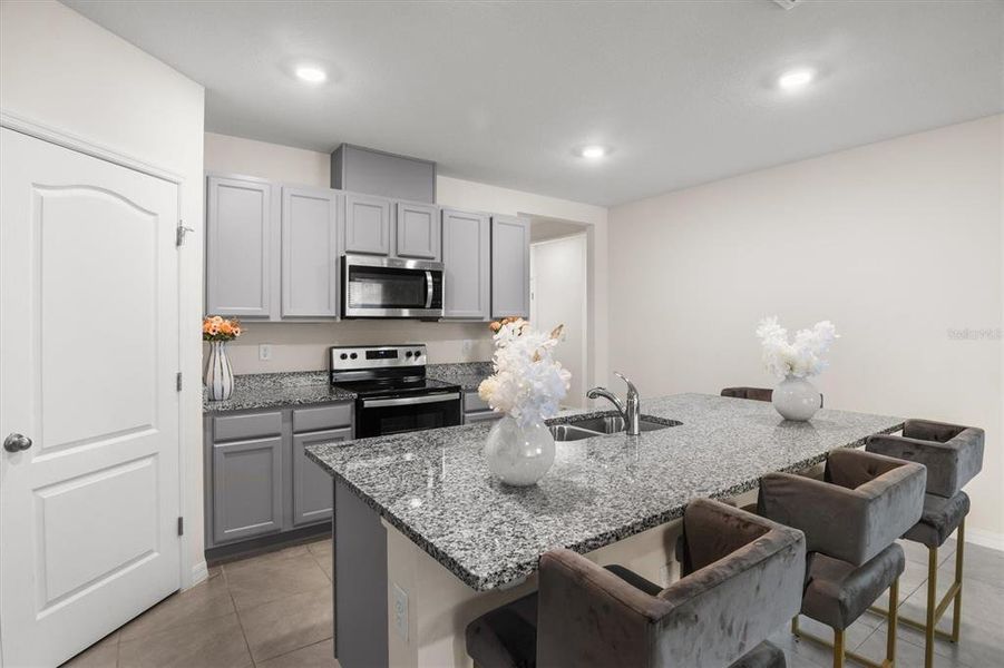 Furnished interior view inside a new home in Cypress Park Estates, Haines City (Image 7).