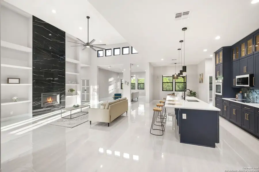 Furnished interior view inside a new home in , Spring Branch (Image 11).