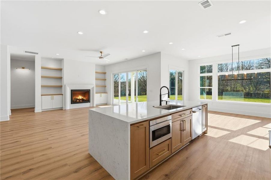Furnished interior view inside a new home in , Canton (Image 7).
