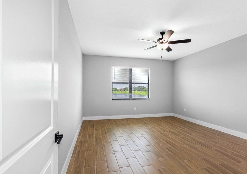 Unwind in the master bedroom