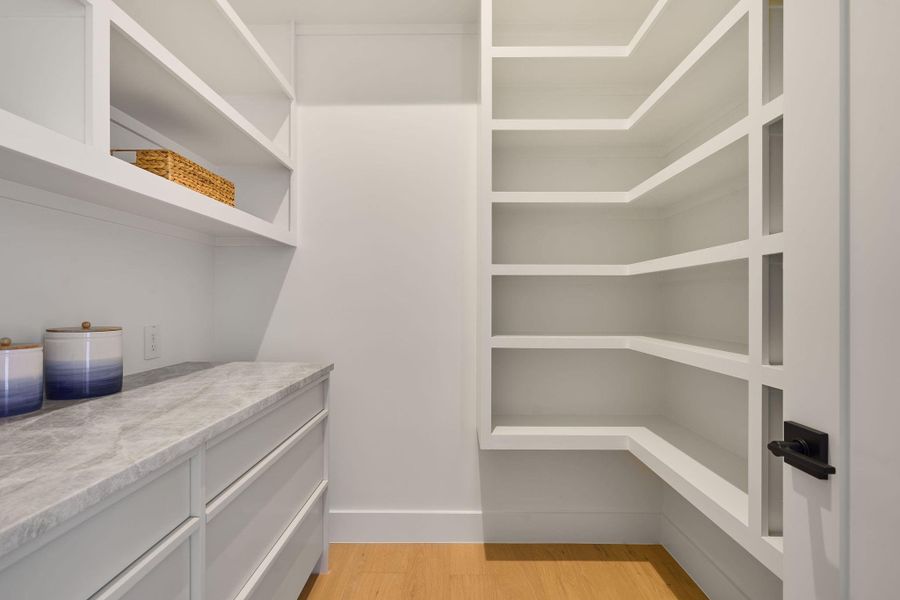 Oversized walk-in kitchen pantry