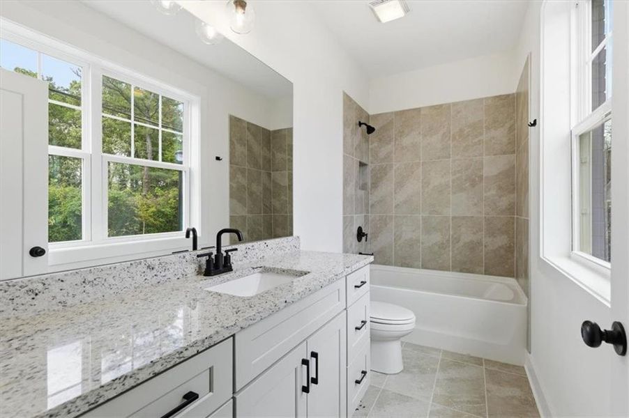 Furnished interior view inside a new home in , Atlanta (Image 6).