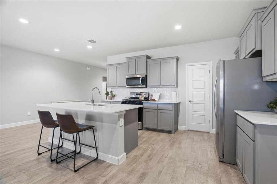 Furnished interior view inside a new home in Sandstone Estates, Granbury (Image 9).