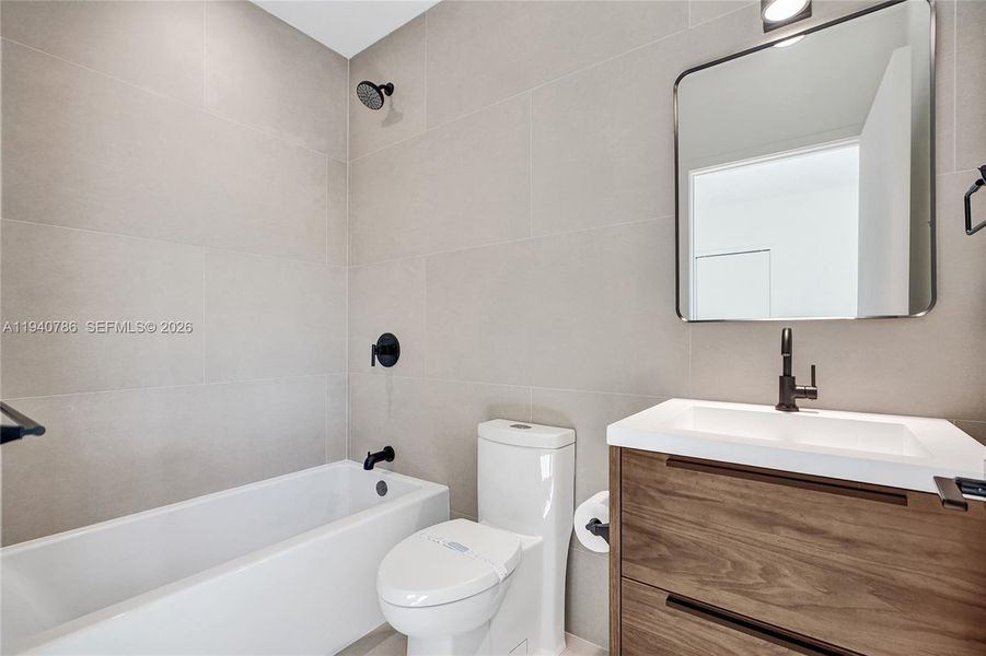 Furnished interior view inside a new home in , Miami (Image 14).