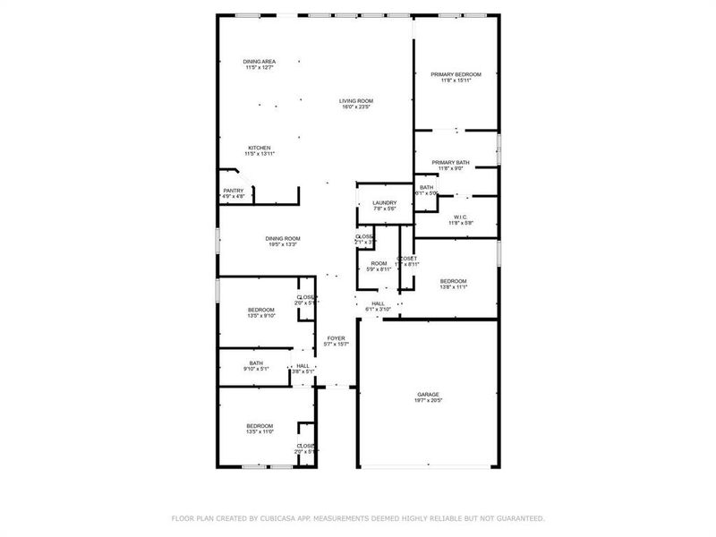 Desirable single-story Pizarro floor plan.