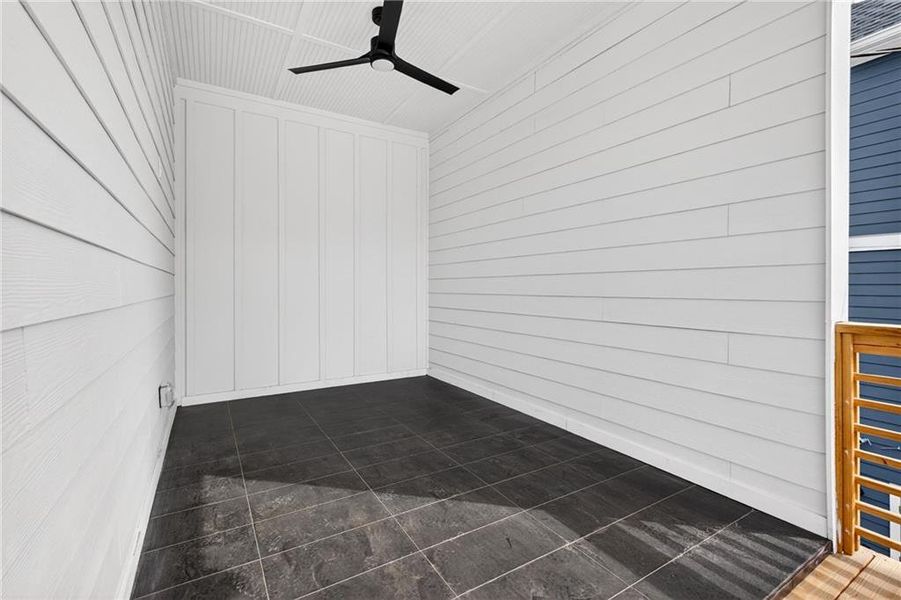 Exterior details and patio area of a home in , Atlanta (Image 29).