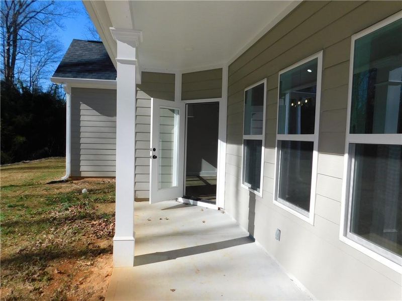 Exterior details and patio area of a home in , Dahlonega (Image 21).