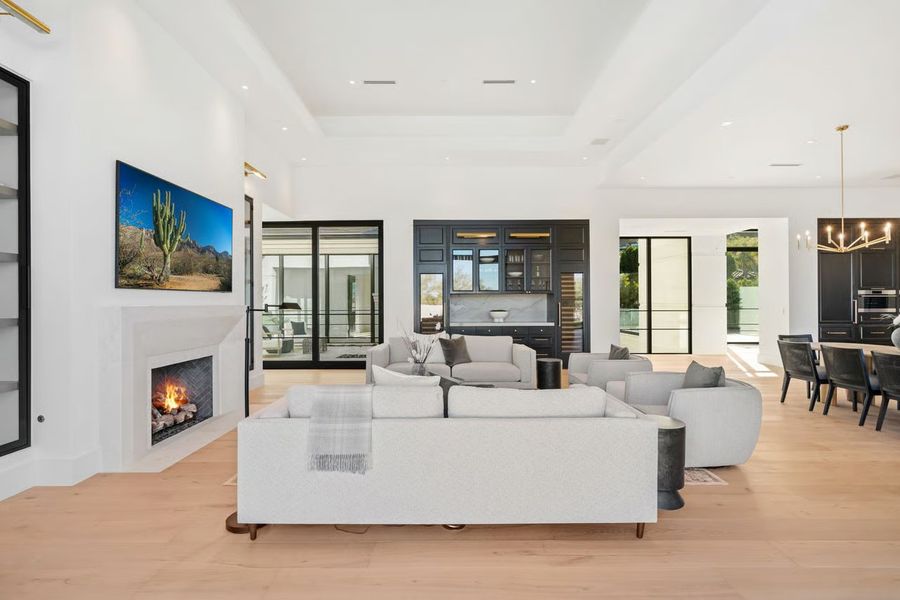 Representative furnished interior of a home built from the Hummingbird by BedBrock Developers in Bird Street Estates, Paradise Valley (Image 20). Representative furnished interior of a home built from the Hummingbird by BedBrock Developers in Bird Street Estates, Paradise Valley (Image 20).