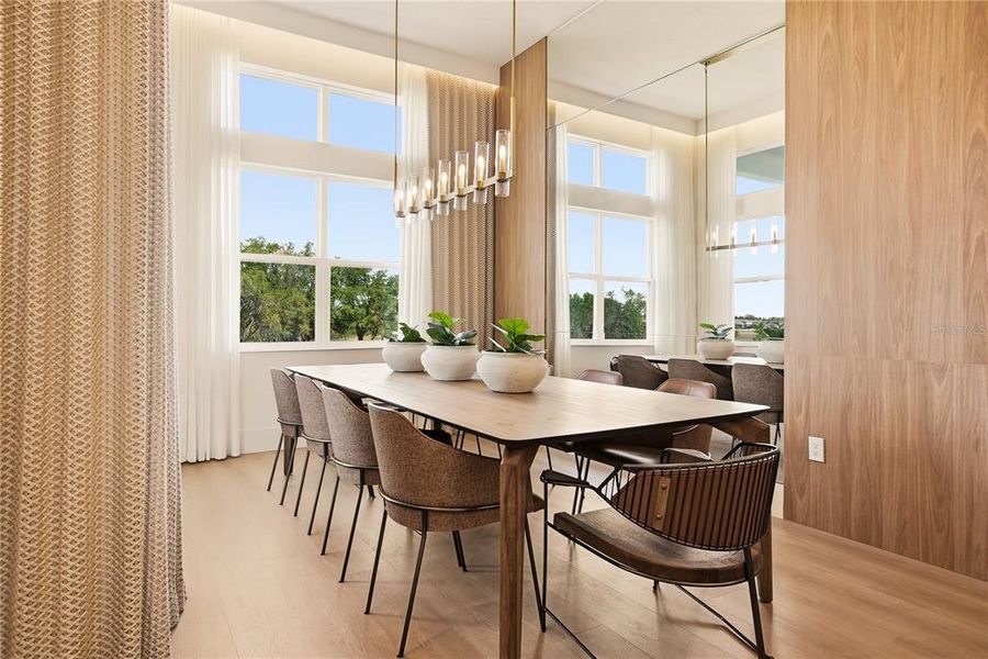 Furnished interior view inside a new home in Avalon Ridge, Winter Garden (Image 9).
