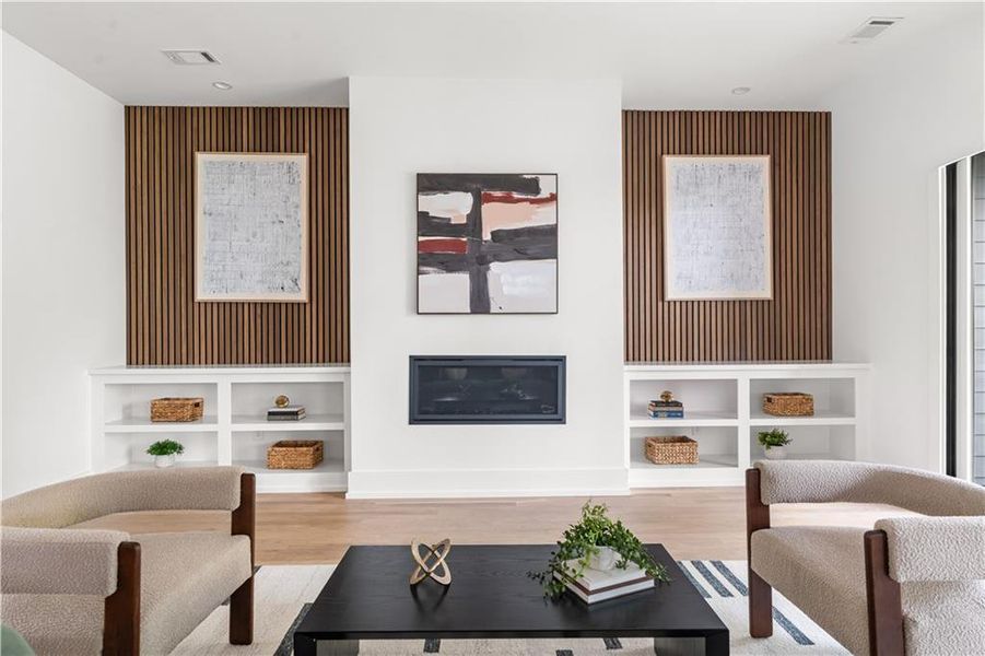 Furnished interior view inside a new home in , Atlanta (Image 36).