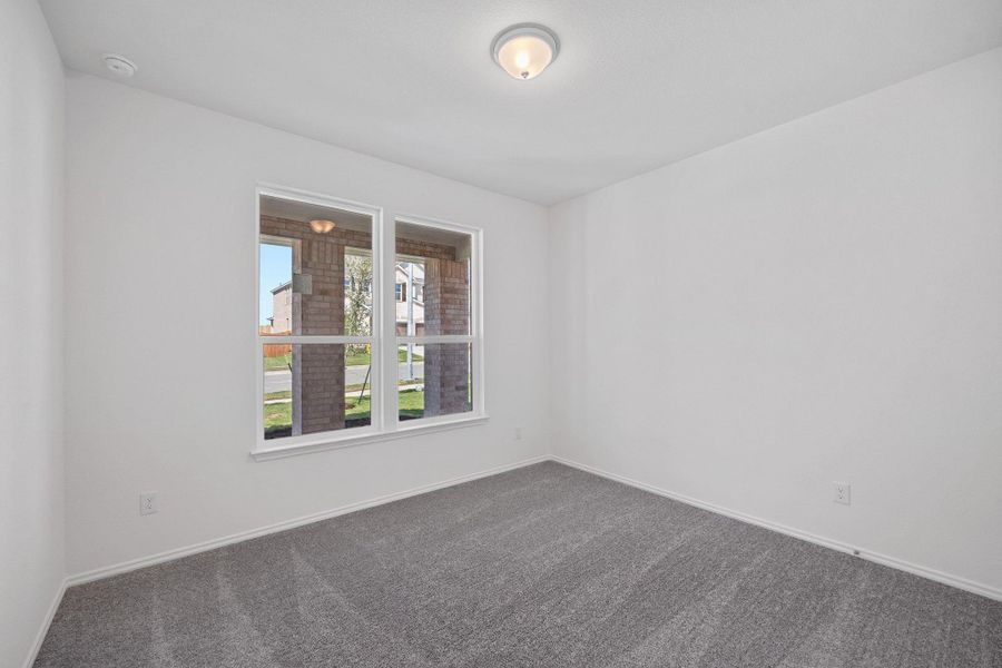 Spacious, unfurnished interior of a new home in Salerno - Classic Collection, Round Rock (Image 21). Spacious, unfurnished interior of a new home in Salerno - Classic Collection, Round Rock (Image 21).