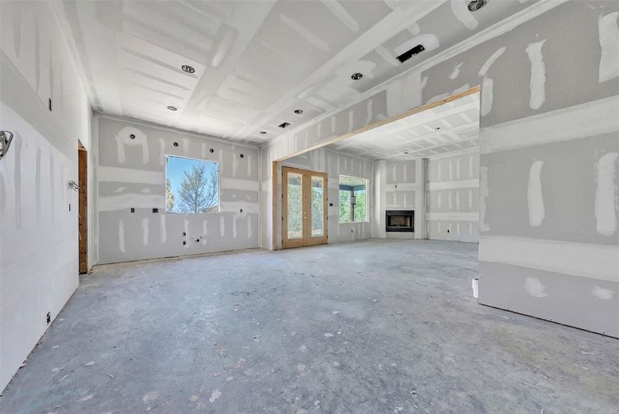 In-progress construction of a new home in , Bluff Dale, TX (Image 10).