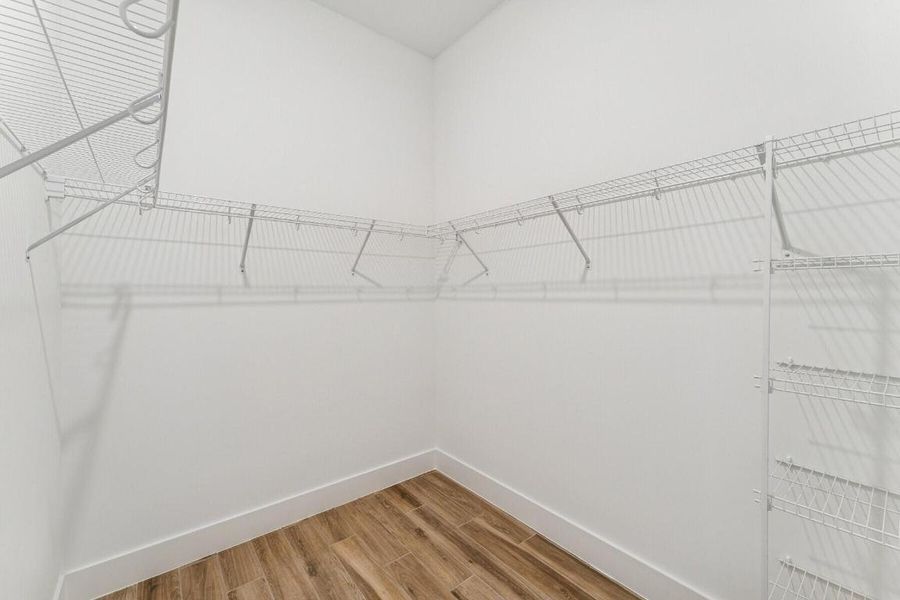 Primary Suite Walk in Closet