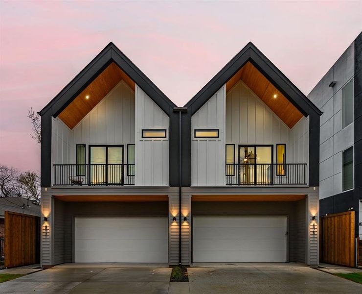 Front exterior of a new home in , Dallas, TX, highlighting curb appeal (Image 1). Front exterior of a new home in , Dallas, TX, highlighting curb appeal (Image 1).