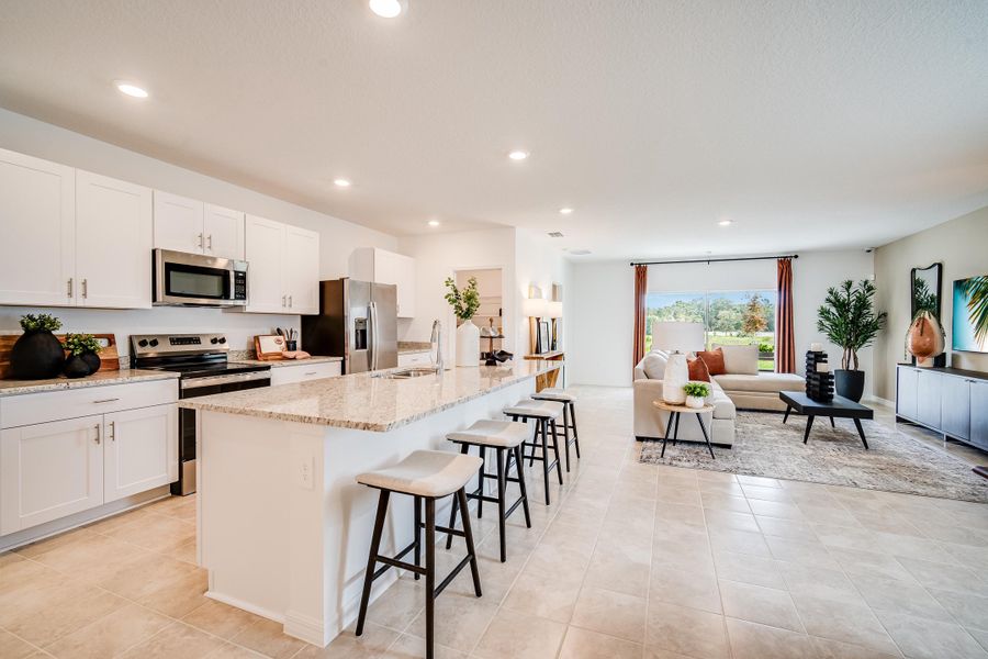 Furnished interior view inside a new home in Palm Wind, Hudson (Image 14).