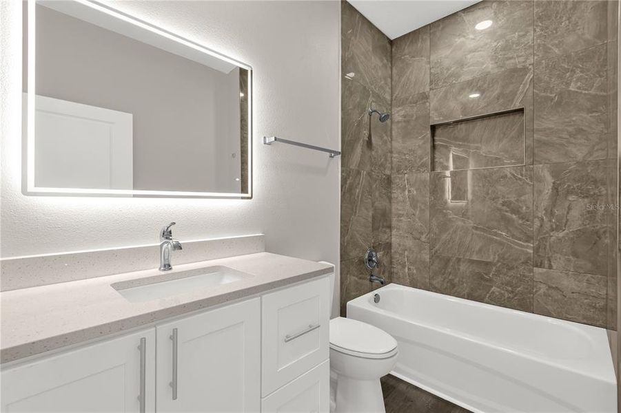 Furnished interior view inside a new home in , Sanford (Image 5).