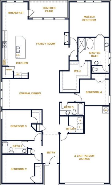 The Colony Spicewood Floor Plan