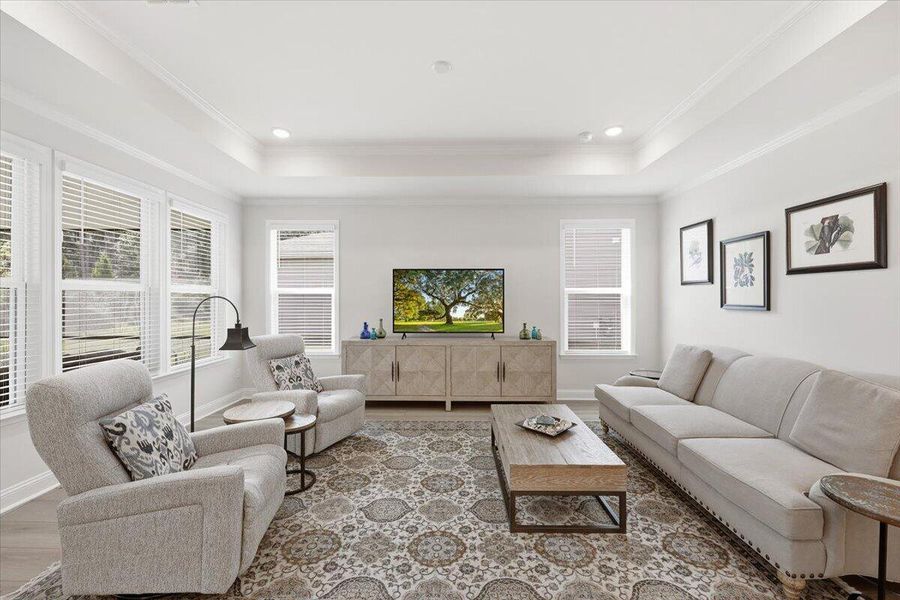 Furnished interior view inside a new home in , Summerville (Image 18). Furnished interior view inside a new home in , Summerville (Image 18).