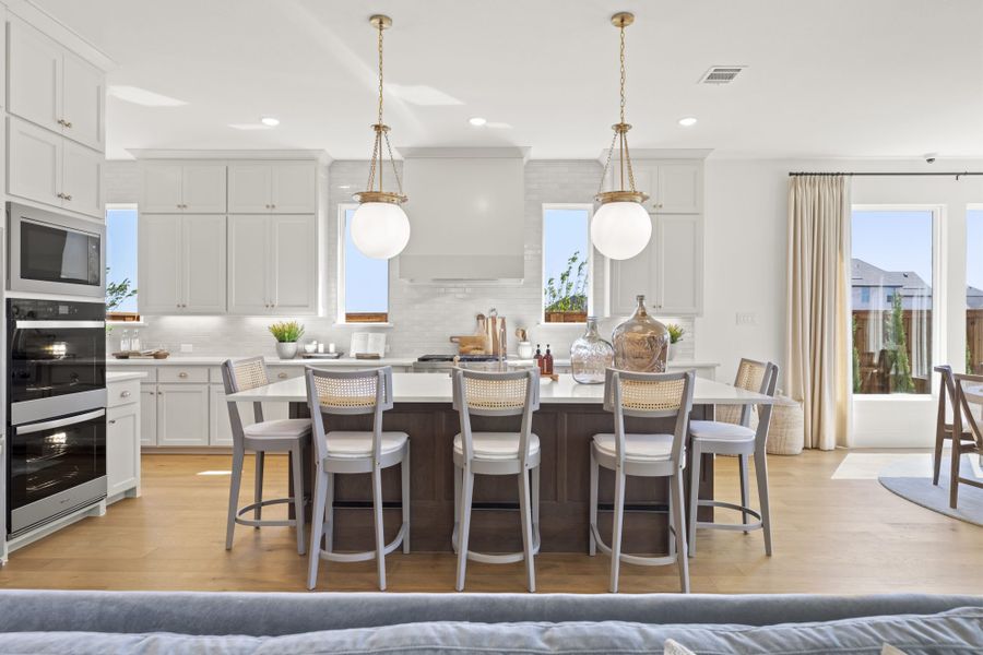 Representative furnished interior of a home built from the 6051 by Tradition Homes in StarView, Prosper (Image 17).