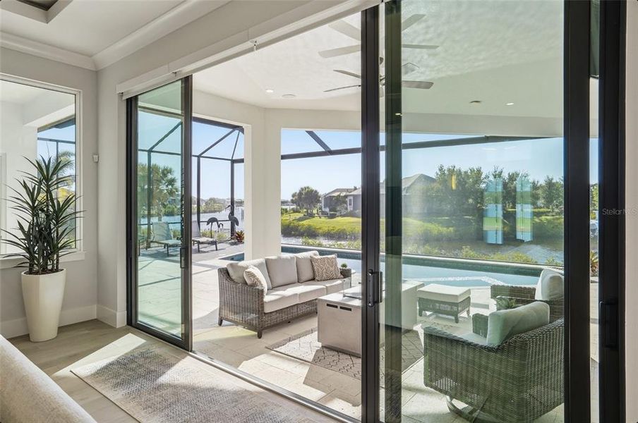Exterior details and patio area of a home in , Parrish (Image 25).