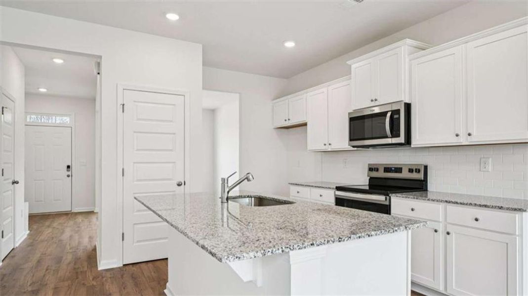 Furnished interior view inside a new home in Sherwood Manor, College Park (Image 9).