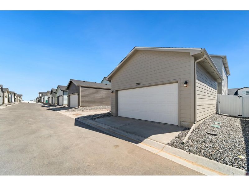 Exterior details and patio area of a home in Liberty Draw, Evans (Image 19).