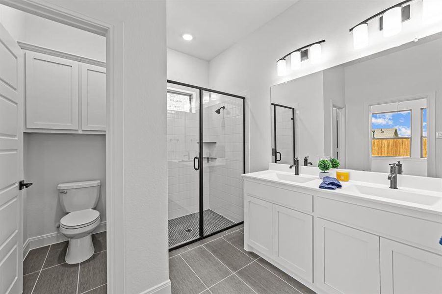 Furnished interior view inside a new home in Creekshaw – Classic, Royse City (Image 12). Furnished interior view inside a new home in Creekshaw – Classic, Royse City (Image 12).