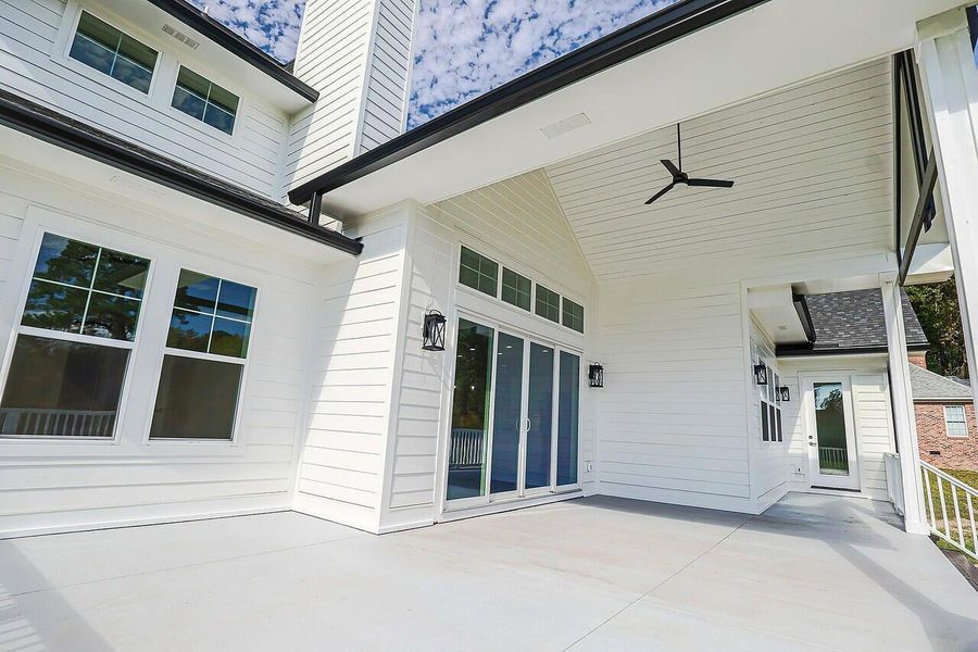 Exterior details and patio area of a home in , Manning (Image 27).