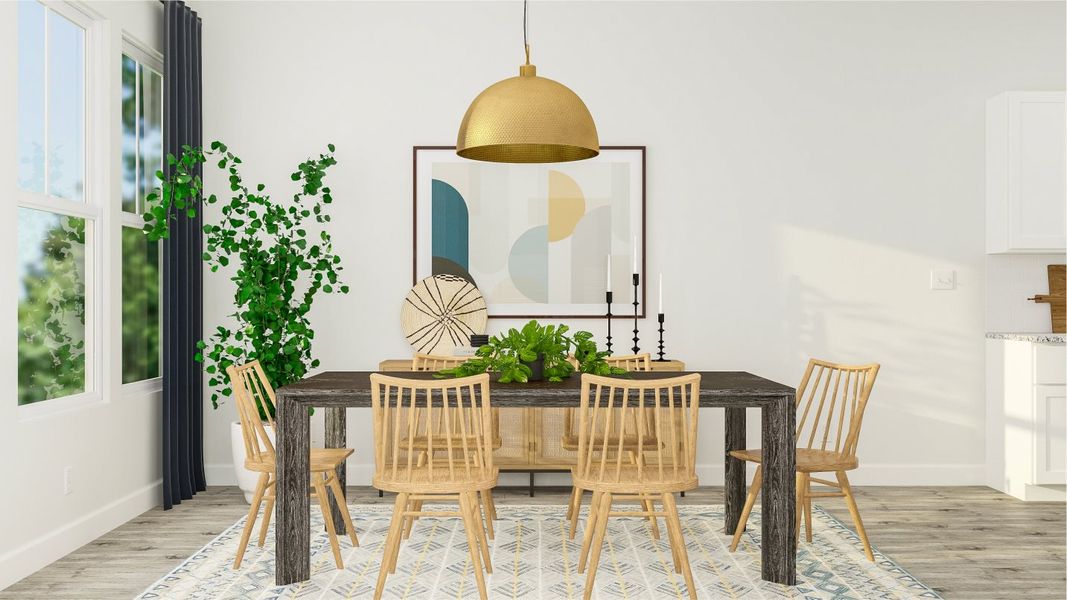 Magnolia plan breakfast nook
