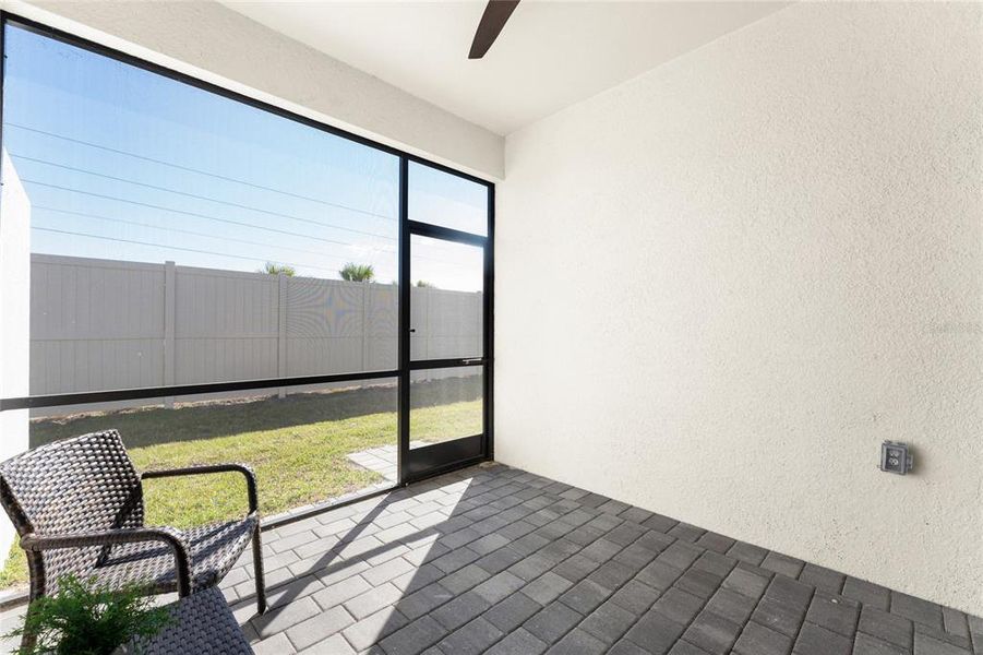 Exterior details and patio area of a home in , Englewood (Image 4).