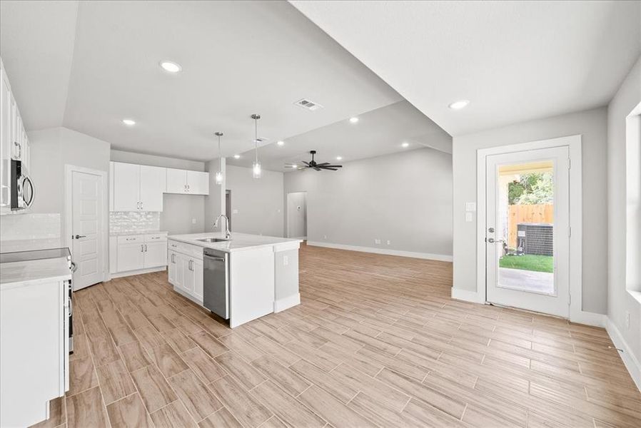 Spacious, unfurnished interior of a new home in , Fort Worth (Image 17). Spacious, unfurnished interior of a new home in , Fort Worth (Image 17).