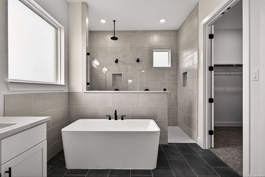Furnished interior view inside a new home in , Castroville (Image 53).